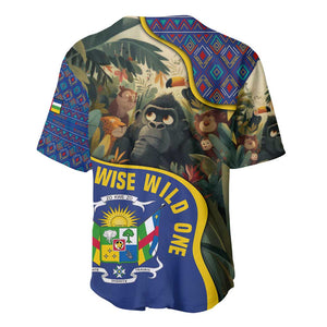 Central African Republic Baseball Jersey Jungle Animal - African Pride
