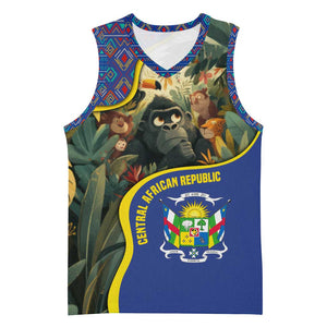 Central African Republic Basketball Jersey Jungle Animal - African Pride