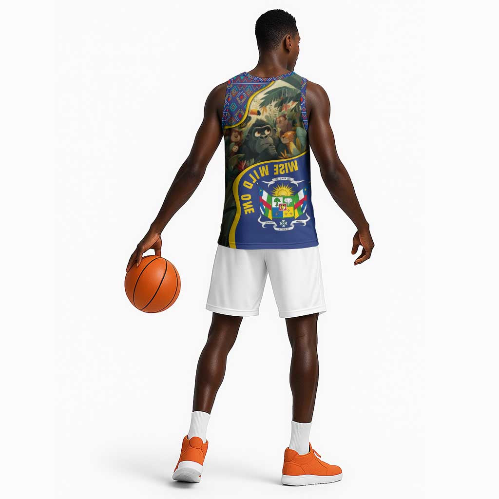 Central African Republic Basketball Jersey Jungle Animal - African Pride