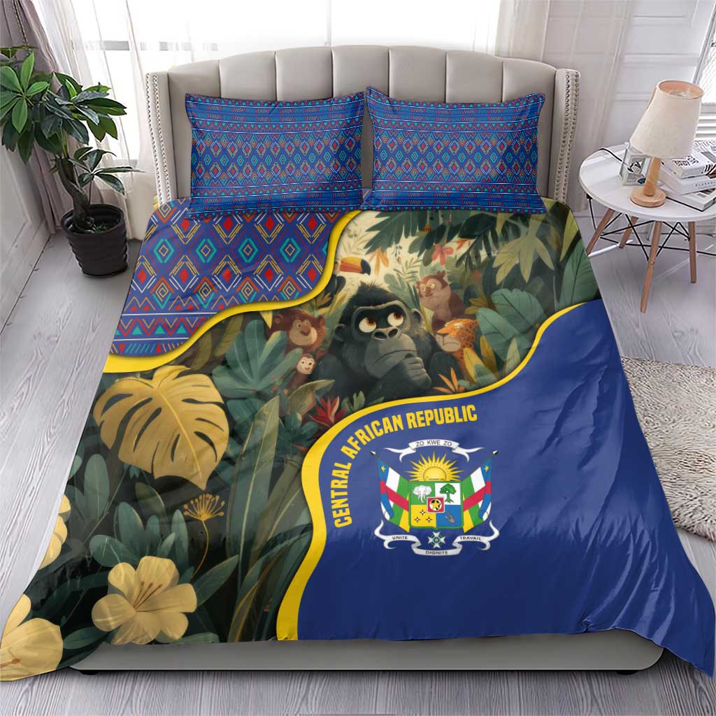Central African Republic Bedding Set Jungle Animal - African Pride