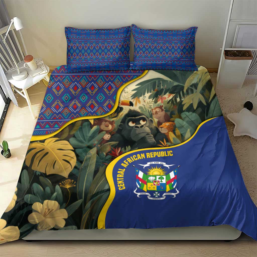 Central African Republic Bedding Set Jungle Animal - African Pride