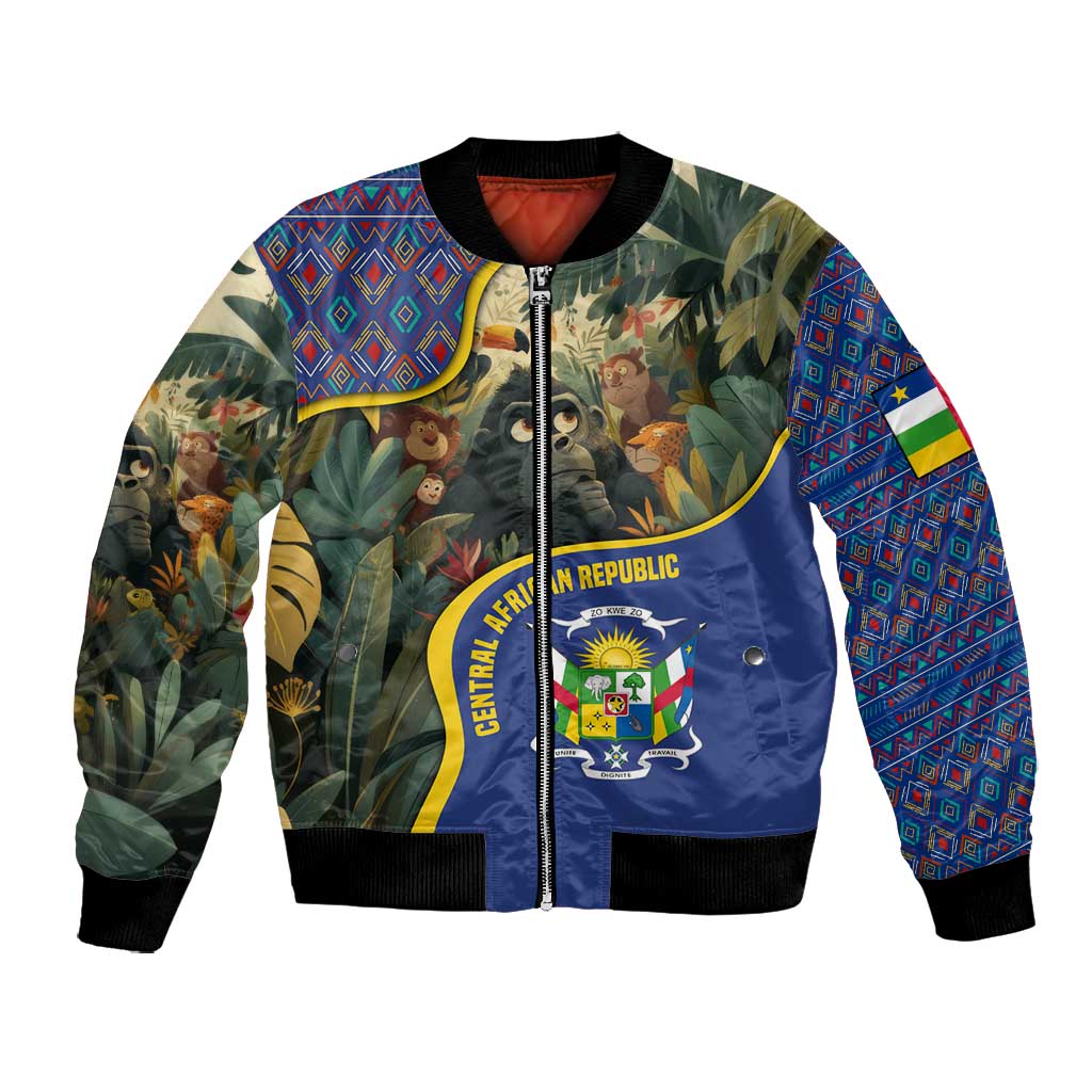 Central African Republic Bomber Jacket Jungle Animal - African Pride
