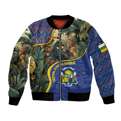 Central African Republic Bomber Jacket Jungle Animal - African Pride