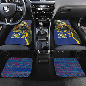 Central African Republic Car Mats Jungle Animal - African Pride