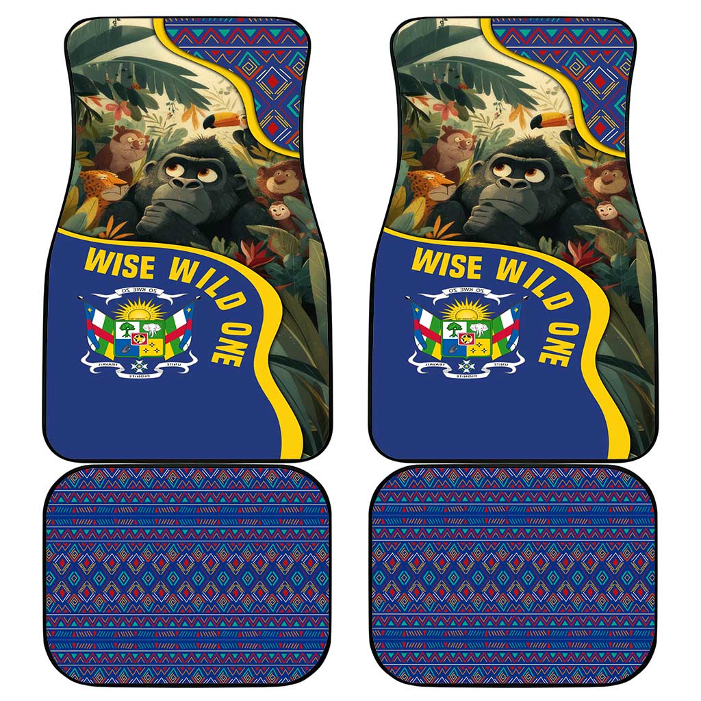 Central African Republic Car Mats Jungle Animal - African Pride