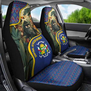 Central African Republic Car Seat Cover Jungle Animal - African Pride