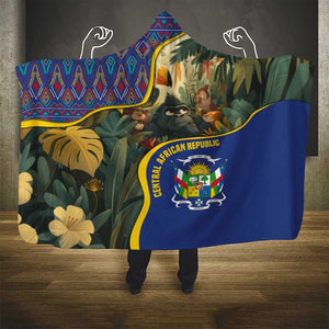 Central African Republic Hooded Blanket Jungle Animal - African Pride