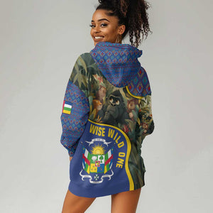 Central African Republic Hoodie Dress Jungle Animal - African Pride