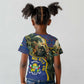 Central African Republic Kid T shirt Jungle Animal - African Pride