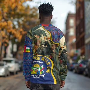 Central African Republic Long Sleeve Shirt Jungle Animal - African Pride