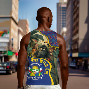 Central African Republic Men Tank Top Jungle Animal - African Pride