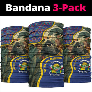 Central African Republic Neck Gaiter Jungle Animal - African Pride