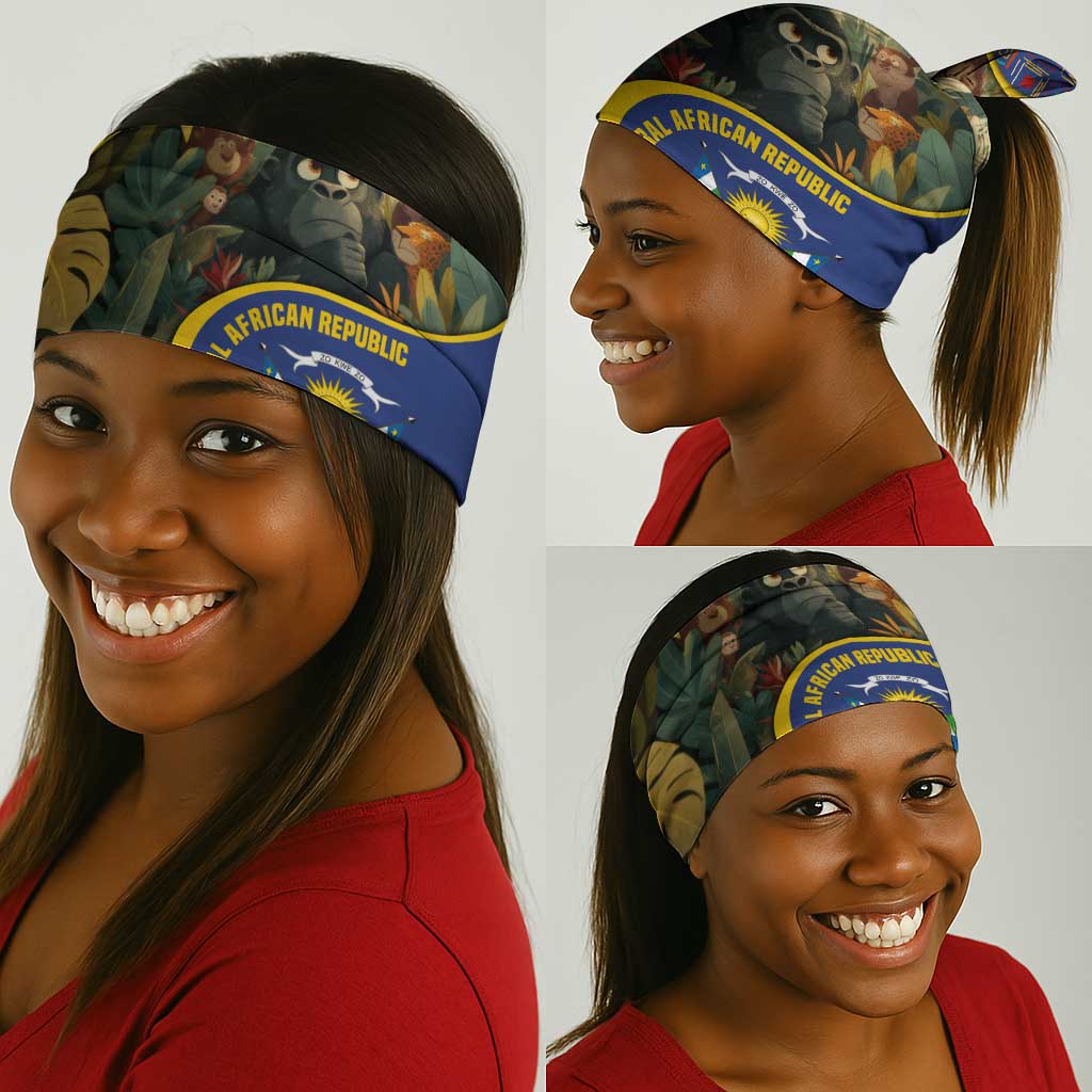 Central African Republic Neck Gaiter Jungle Animal - African Pride