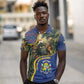 Central African Republic Polo Shirt Jungle Animal - African Pride
