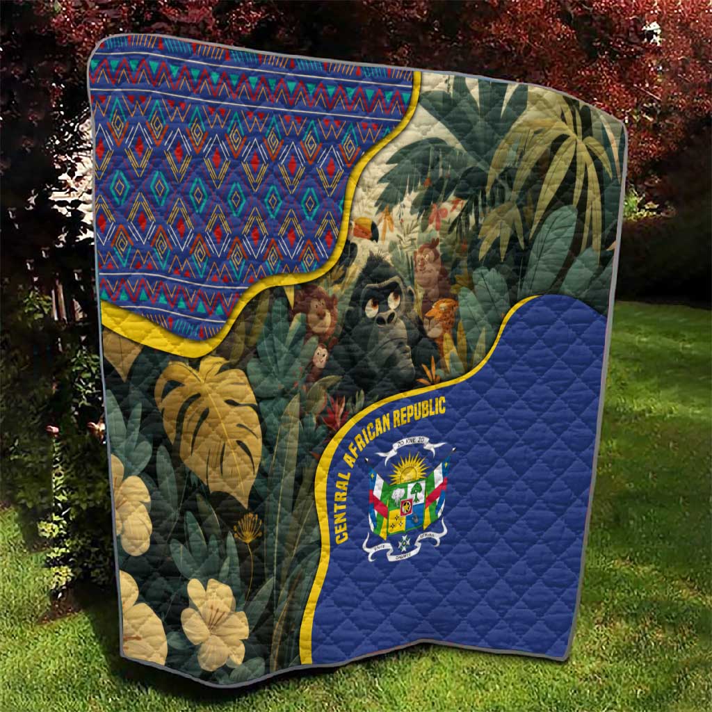 Central African Republic Quilt Jungle Animal - African Pride