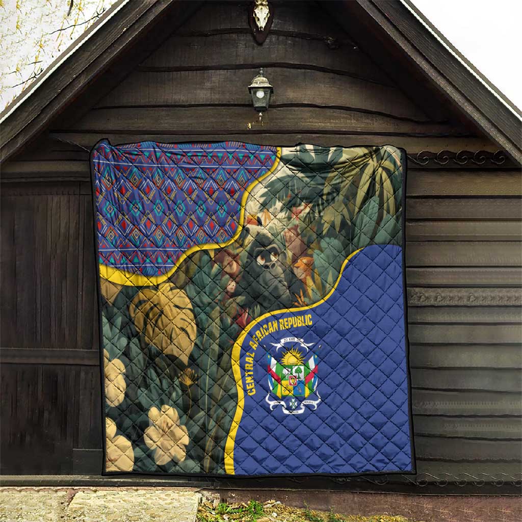 Central African Republic Quilt Jungle Animal - African Pride