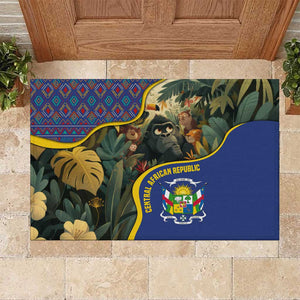 Central African Republic Rubber Doormat Jungle Animal - African Pride