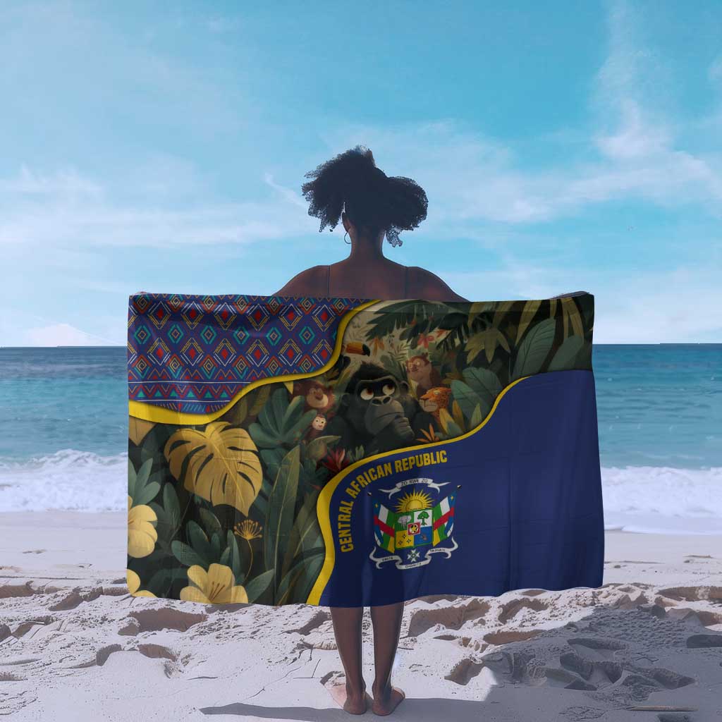 Central African Republic Sarong Jungle Animal - African Pride