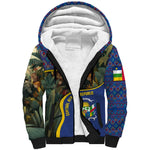Central African Republic Sherpa Hoodie Jungle Animal - African Pride