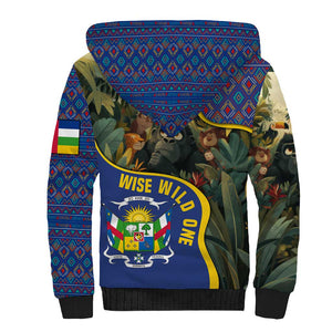 Central African Republic Sherpa Hoodie Jungle Animal - African Pride