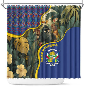 Central African Republic Shower Curtain Jungle Animal - African Pride