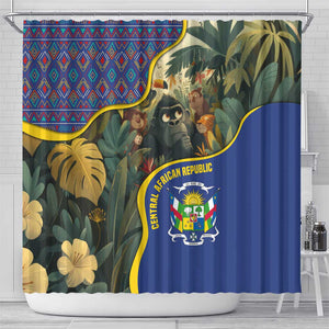 Central African Republic Shower Curtain Jungle Animal - African Pride