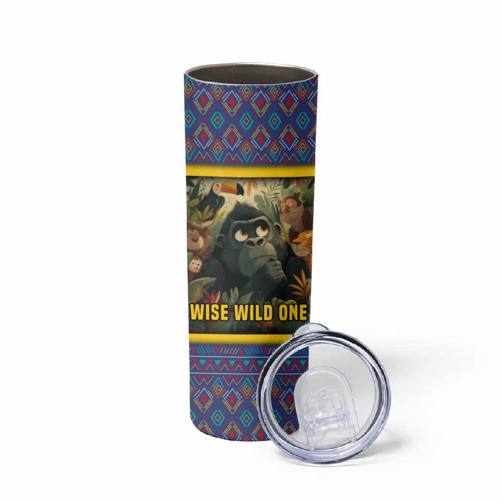 Central African Republic Skinny Tumbler Jungle Animal - African Pride