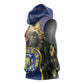 Central African Republic Sleeveless Hoodie Jungle Animal - African Pride