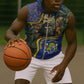 Central African Republic Sleeveless Zip Hoodie Jungle Animal - African Pride