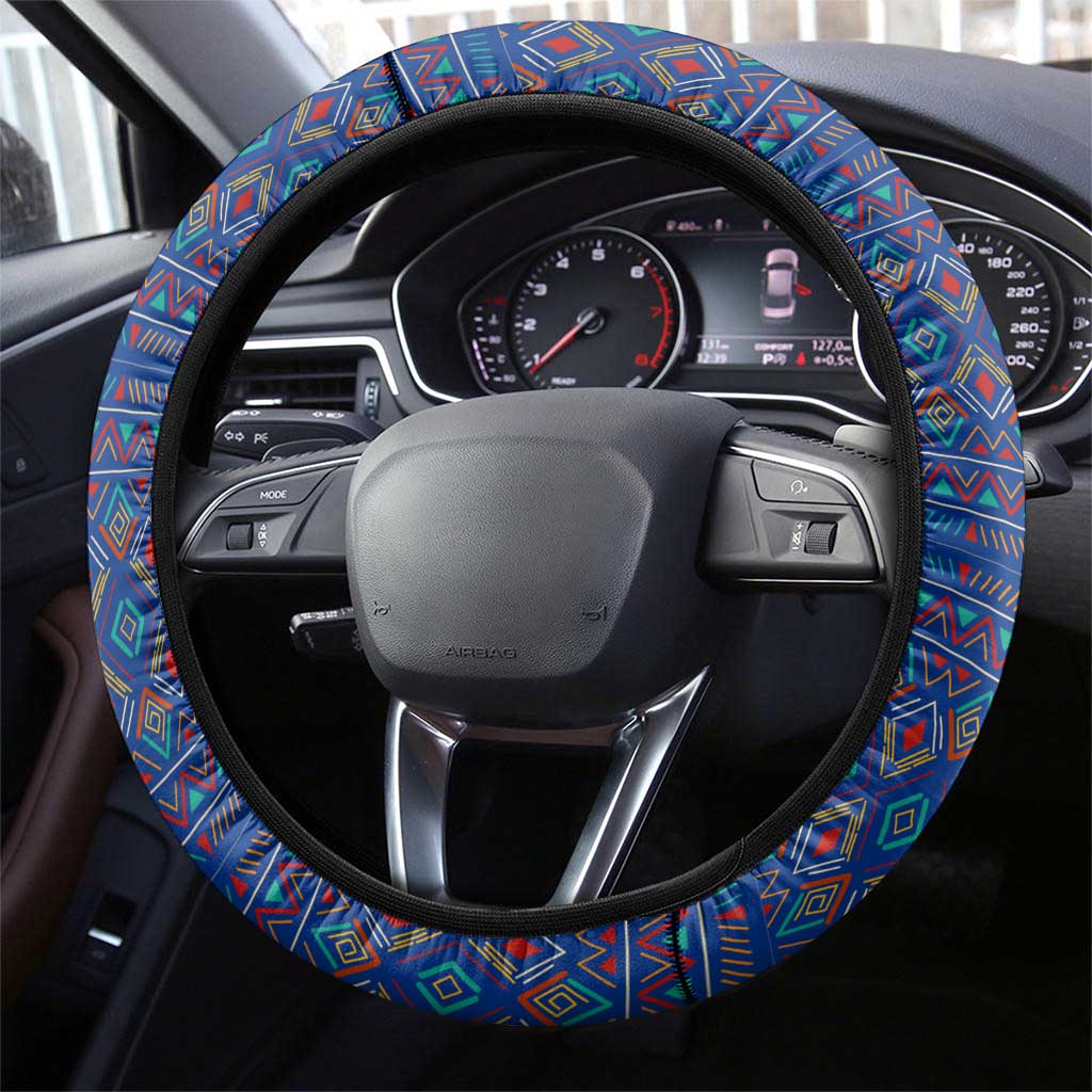 Central African Republic Steering Wheel Cover Jungle Animal - African Pride
