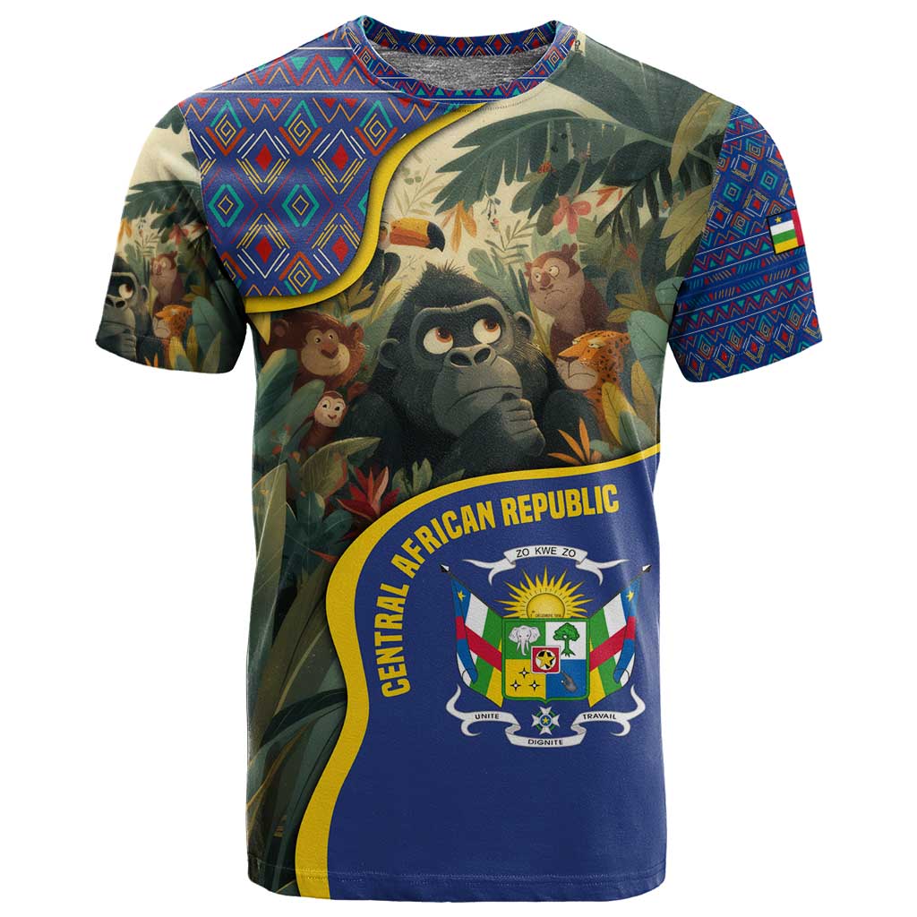 Central African Republic T shirt Jungle Animal - African Pride