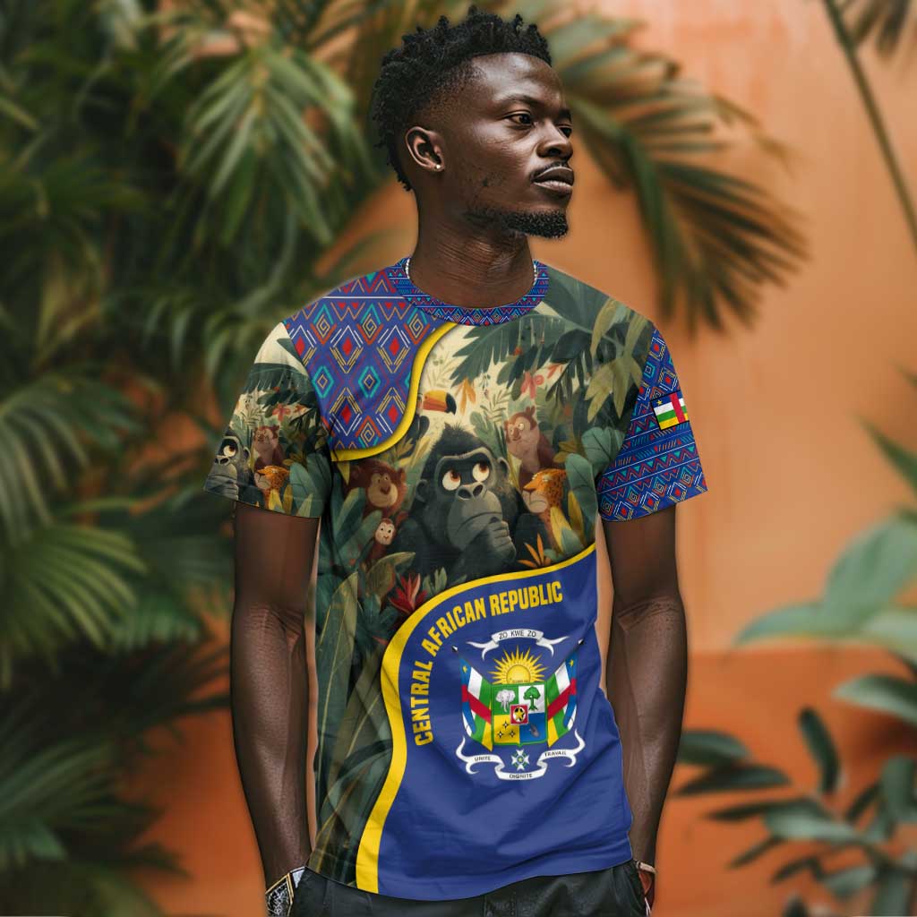 Central African Republic T shirt Jungle Animal - African Pride