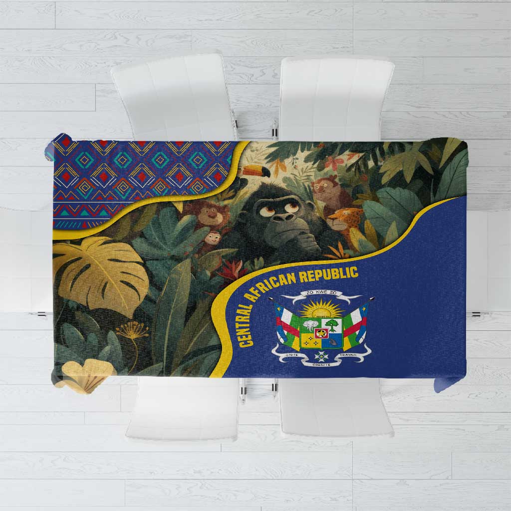 Central African Republic Tablecloth Jungle Animal - African Pride