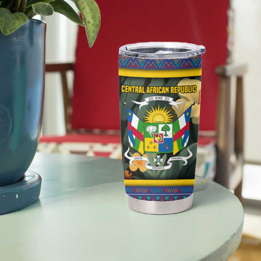 Central African Republic Tumbler Cup Jungle Animal - African Pride