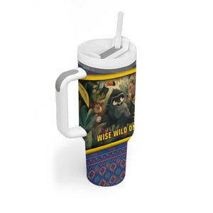 Central African Republic Tumbler With Handle Jungle Animal - African Pride