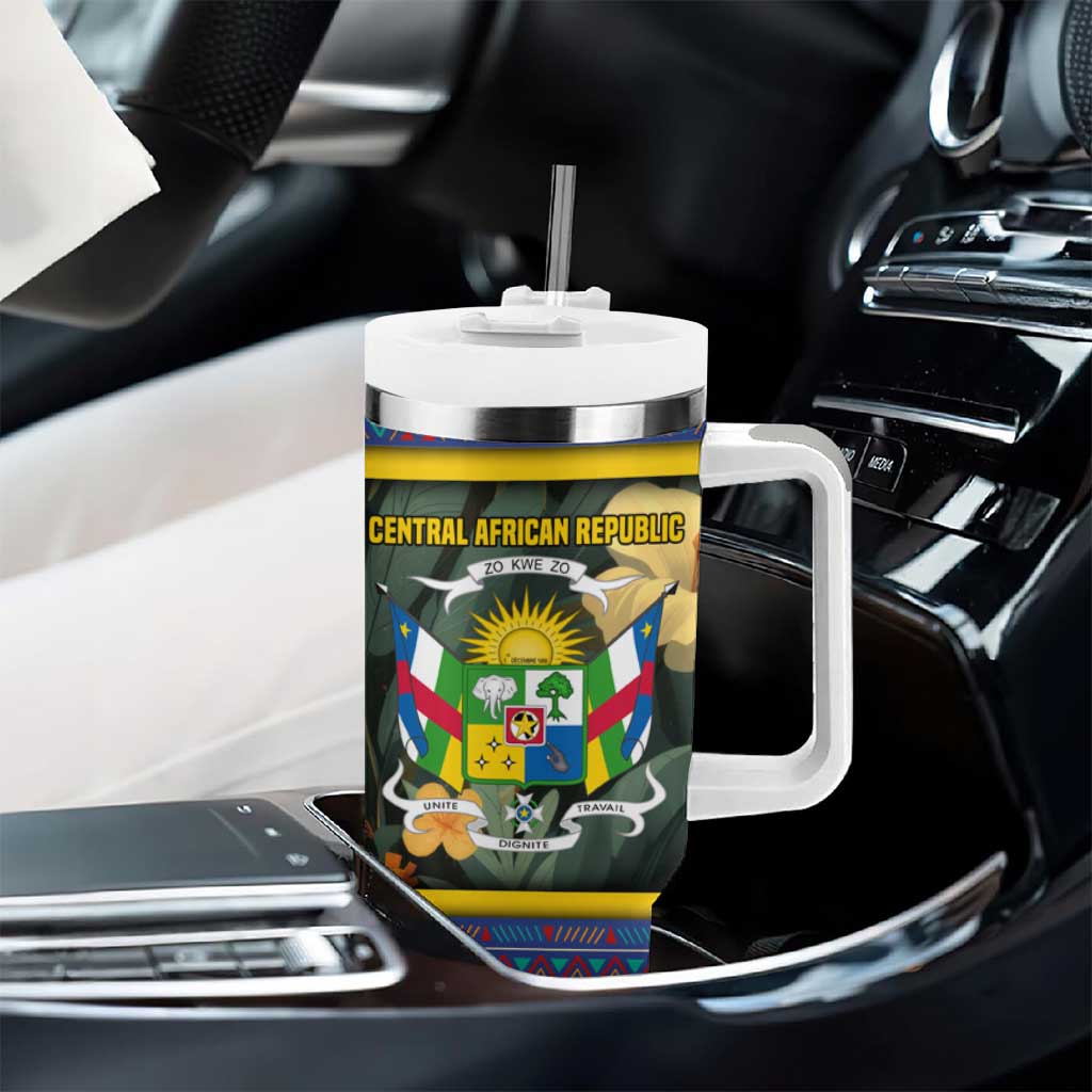Central African Republic Tumbler With Handle Jungle Animal - African Pride