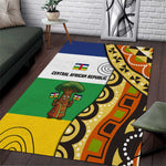 Central African Republic Area Rug Baobab and Flag - African Pride