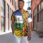 Central African Republic Baseball Jersey Baobab and Flag - African Pride