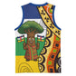 Central African Republic Basketball Jersey Baobab and Flag - African Pride
