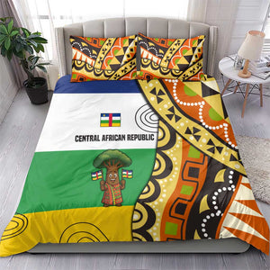Central African Republic Bedding Set Baobab and Flag - African Pride