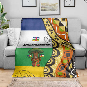 Central African Republic Blanket Baobab and Flag - African Pride