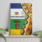 Central African Republic Canvas Wall Art Baobab and Flag - African Pride