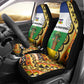 Central African Republic Car Seat Cover Baobab and Flag - African Pride