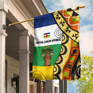 Central African Republic Garden Flag Baobab and Flag - African Pride