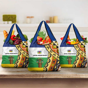 Central African Republic Grocery Bag Baobab and Flag - African Pride