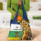 Central African Republic Grocery Bag Baobab and Flag - African Pride