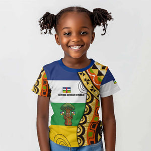 Central African Republic Kid T shirt Baobab and Flag - African Pride
