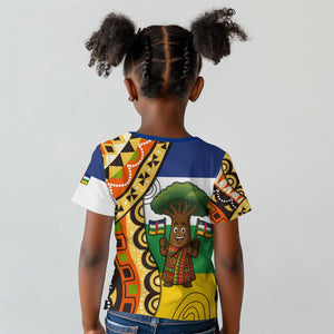 Central African Republic Kid T shirt Baobab and Flag - African Pride