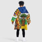 Central African Republic Kid Wearable Blanket Hoodie Baobab and Flag - African Pride