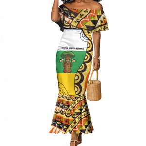 Central African Republic Mermaid Dress Baobab and Flag - African Pride